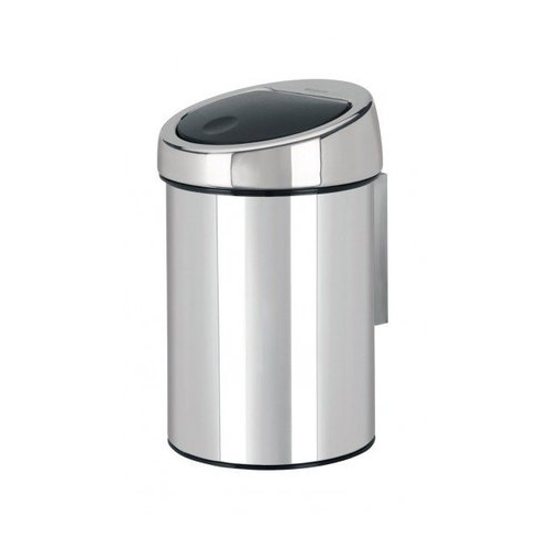 Ведро для мусора Touch Bin (3 л), 18.5х28см, стальное 363962 Brabantia