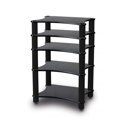 Стойка под Hi-Fi компоненты Solid-tech Radius Solo 5 Black/Black