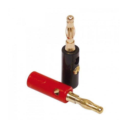 Разъем акустический Dynavox Banana 206858 (Black/Red)