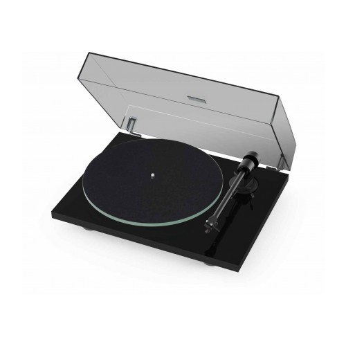 Виниловый проигрыватель Pro-ject T1 (OM 5E), PIANO BLACK