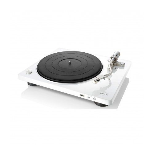Виниловый проигрыватель Denon DP-450USB White