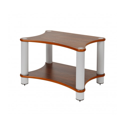 Стойка под Hi-Fi компоненты Solid-tech Radius Solo 2 Walnut/Silver