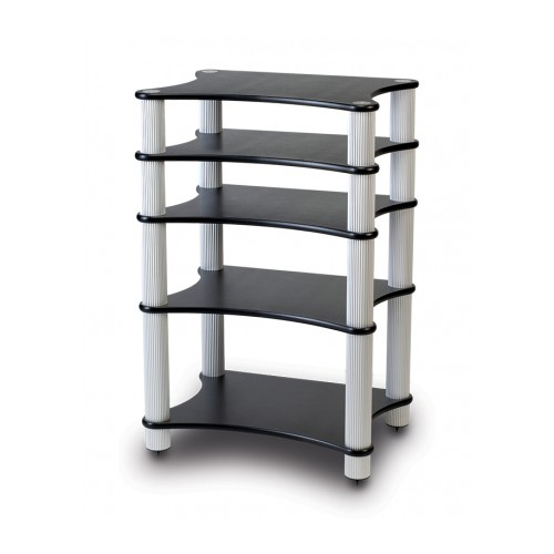 Стойка под Hi-Fi компоненты Solid-tech Radius Solo 5 Black/Silver