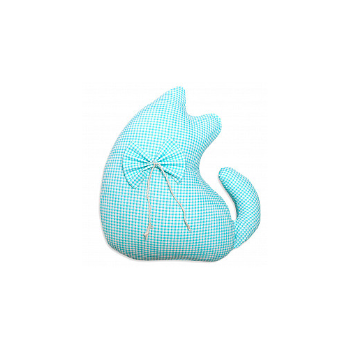 Декоративная подушка "Кошка", голубой Нивасан