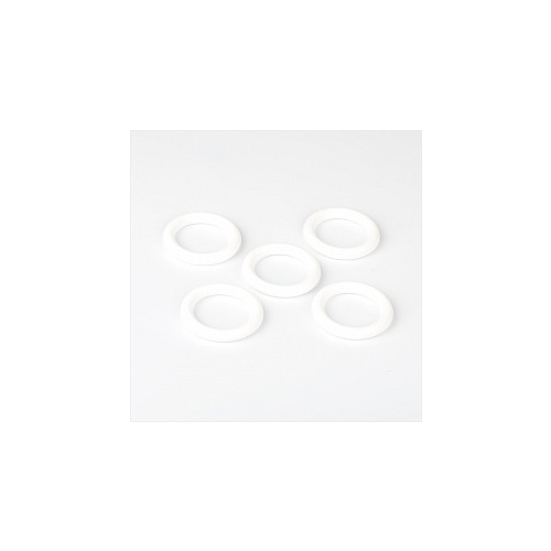 Комплект колец из пластмассы для металлического карниза, белый, диаметр 28 мм Delfa