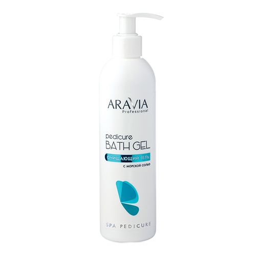 Aravia Professional Гель очищающий с морской солью Pedicure Bath Gel, 300 мл (Aravia Professional)