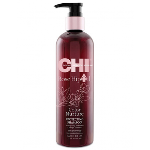 Chi Шампунь Масло дикой розы питание цвета 340 мл (Chi, Rose Hip Oil)