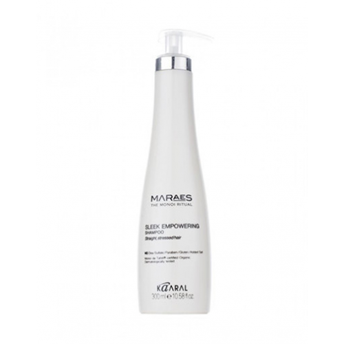 Kaaral Восстанавливающий шампунь для прямых поврежденных волос Sleek Empowering Shampoo, 300 мл (Kaaral, Maraes)