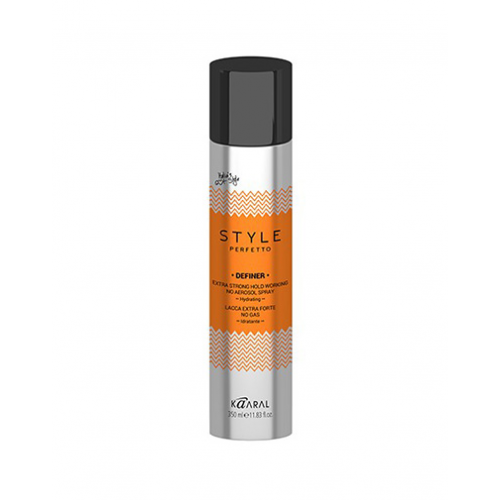 Kaaral Лак без газа экстра фиксации Definer Extra Strong Hold Working No Aerosol Spray, 350 мл (Kaaral, Style Perfetto)