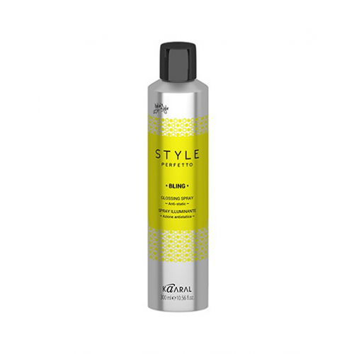Kaaral Спрей-защита от курчавости и для придания блеска Bling Glossing Spray, 300 мл (Kaaral, Style Perfetto)