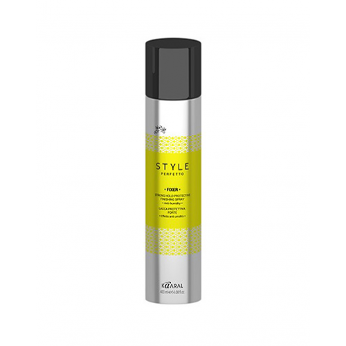 Kaaral Защитный лак для волос сильной фиксации Fixer Strong Hold Protective Finishing Spray, 400 мл (Kaaral, Style Perfetto)