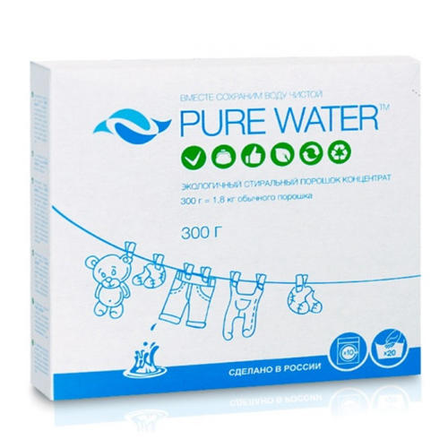 Pure Water Стиральный порошок 300 г (Pure Water)
