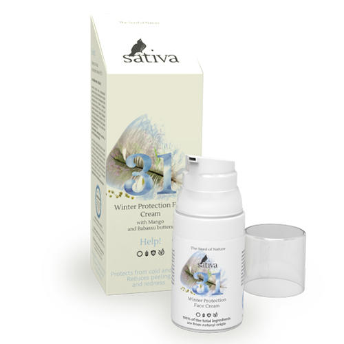 Sativa Крем для лица защитный зимний №31 30 мл (Sativa, Help!)