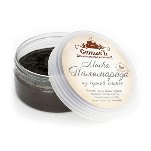 Спивакъ Маска "Пальмароза", из черной глины, 180 г (Спивакъ, Уход за лицом)