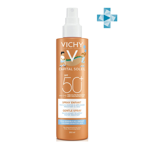 Vichy Солнцезащитный спрей для детей SPF 50+, 200 мл (Vichy, Capital Ideal Soleil)