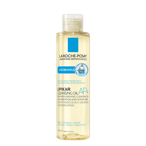 La Roche-Posay Липикар Очищающее масло для купания Cleansing Oil AP+, 200 мл (La Roche-Posay, Lipikar)