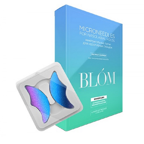 Blom Патчи для носогубных складок Лакрица, 4 пары (Blom, Патчи)
