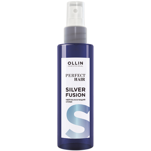Ollin Professional Нейтрализующий спрей для волос Silver Fusion, 120 мл (Ollin Professional, Уход за волосами)