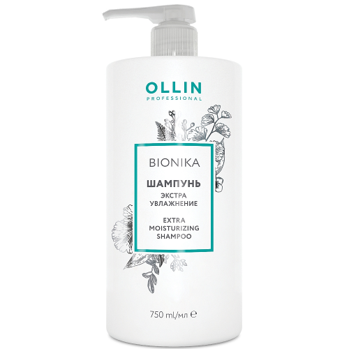 Ollin Professional Шампунь для волос Экстра увлажнение, 750 мл (Ollin Professional, Уход за волосами)
