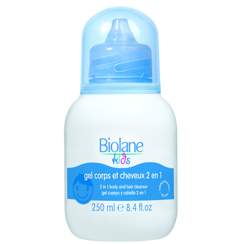 Biolane Гель для купания и шампунь 2 в 1 для детей с 3-х лет, 250 мл (Biolane, Kids)