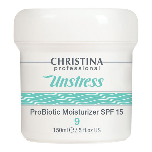 Christina Увлажняющее средство с пробиотическим действием SPF15 (шаг 9), 150 мл (Christina, Unstress)