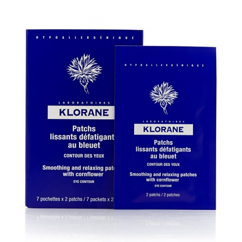 Klorane Успокаивающая маска -компресс для контура глаз 7х2 мл (Klorane, Eye Care Range)