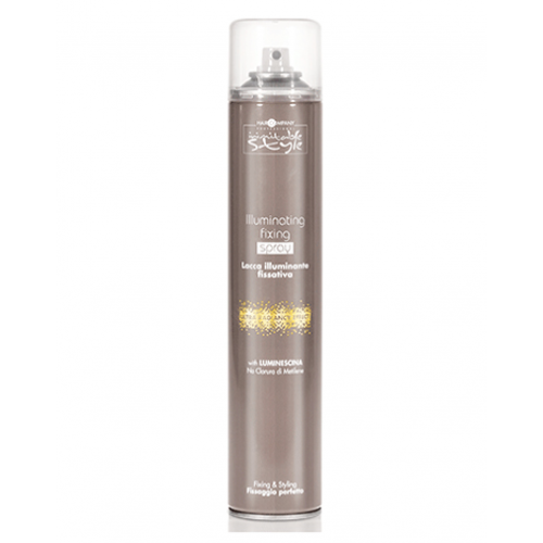 Hair Company Illuminating Styling Fixing Spray Фиксирующий лак придающий блеск, 500 мл (Hair Company, Inimitable Style)