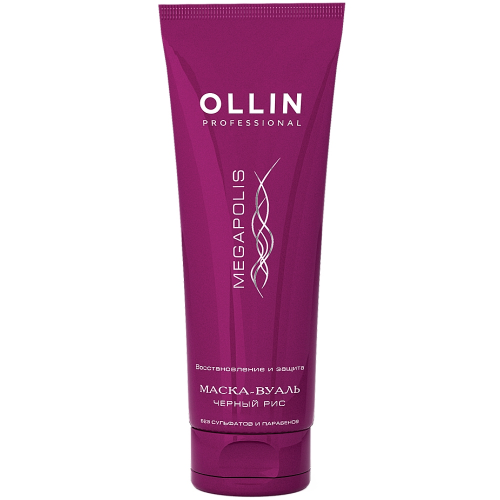 Ollin Professional Безсульфатная маска-вуаль на основе черного риса, 250 мл (Ollin Professional, Уход за волосами)