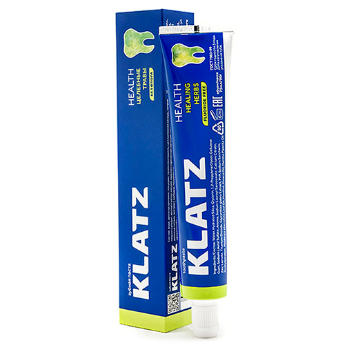 Klatz Зубная паста Целебные травы без фтора, 75 мл (Klatz, Health)