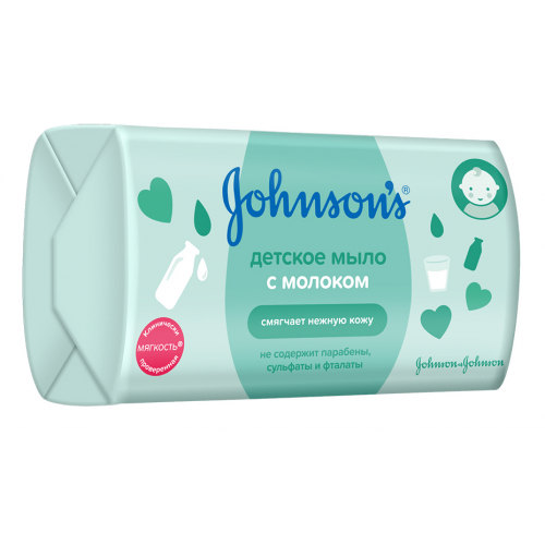 Johnsons Детское мыло с молоком, 100 г (Johnsons, Для тела)