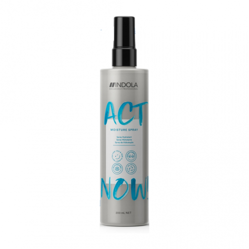 Indola Увлажняющий спрей-кондиционер Act Now Moisture для волос, 200 мл (Indola, Стайлинг)