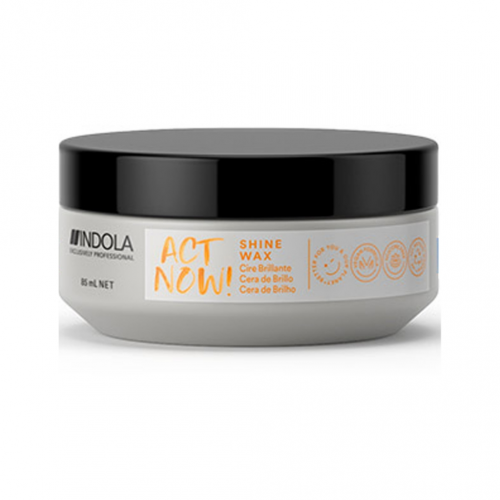 Indola Воск с эффектом блеска Act Now Shine Wax, 85мл (Indola, Стайлинг)