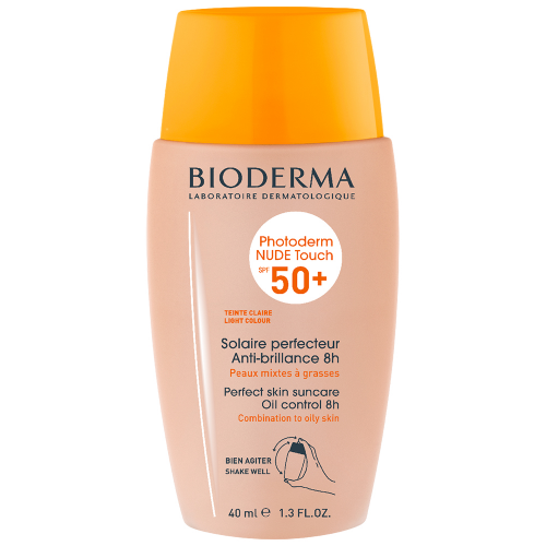 Bioderma Фотодерм Cолнцезащитный флюид с тоном SPF 50+, светлый оттенок, 40 мл (Bioderma, Photoderm)