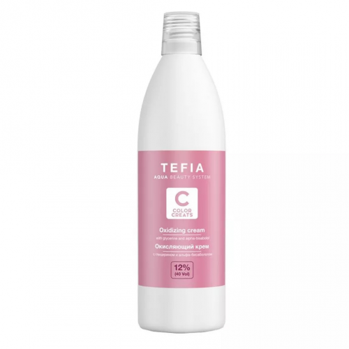 Tefia Окисляющий крем с глицерином и альфа-бисабололом 12% (40 vol.), 1000 мл (Tefia, Color Creats)