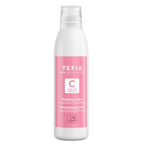 Tefia Окисляющий крем с глицерином и альфа-бисабололом 3% (10 vol.), 120 мл (Tefia, Color Creats)