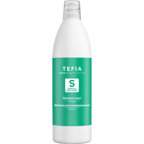 Tefia Шампунь восстанавливающий с кератином, 1000 мл (Tefia, Special Treatment)