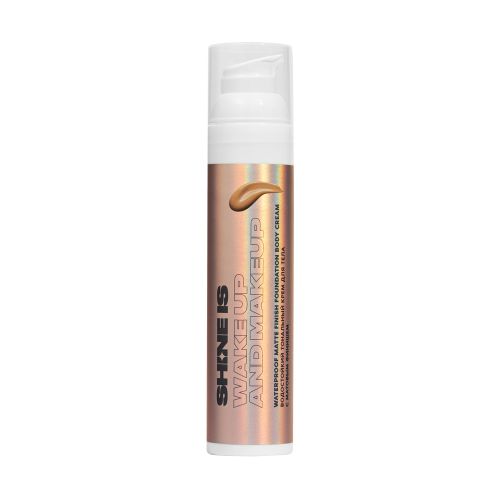 Shine Is Водостойкий тональный крем для тела с матовым финишем SPF15 Waterproof Matte Finish Foundation Body Cream, 100 мл (Shine Is, )