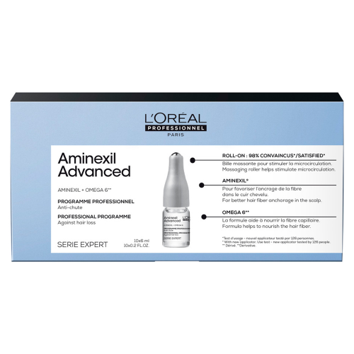 L'Oreal Professionnel Лосьон в монодозах Aminexil Advanced от выпадения волос, 10х6 мл (L'Oreal Professionnel, Уход за волосами)
