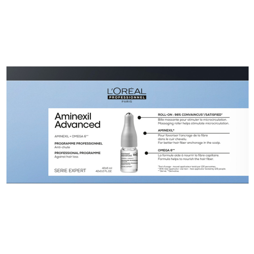 L'Oreal Professionnel Лосьон в монодозах Aminexil Advanced от выпадения волос, 42х6 мл (L'Oreal Professionnel, Уход за волосами)