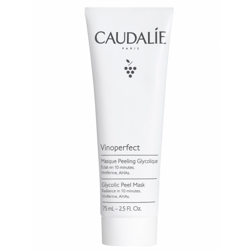 Caudalie Маска для лица сияние гликолевая для всех типов кожи, 75 мл (Caudalie, Vinoperfect)