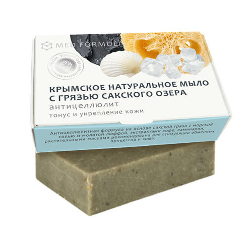 Дом природы Мыло "Антицеллюлит" на основе грязи Сакского озера, 100 г (Дом природы, )