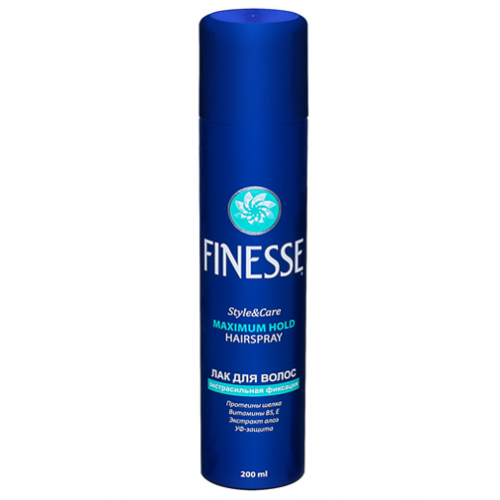 Finesse Лак для волос экстрасильной фиксации 200 мл (Finesse, Стайлинг)