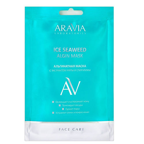 Aravia Professional Альгинатная маска с экстрактом мяты и спирулины Ice Seaweed Algin Mask, 30 г (Aravia Professional, Aravia Laboratories)