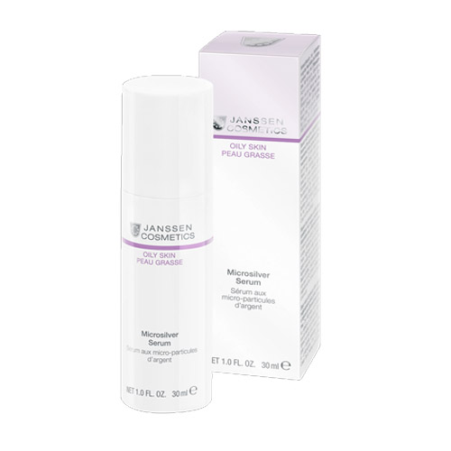Janssen Microsilver serum Сыворотка с антибактериальным действием для жирной, воспаленной кожи 30 мл (Janssen, Oily skin)