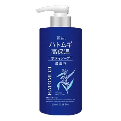 Kumano Cosmetics Жидкое мыло для тела увлажняющее Hatomugi Urarashiro Body Soap, 600 мл (Kumano Cosmetics, Жидкое мыло для тела)