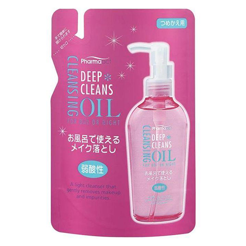 Kumano Cosmetics Масло для глубокого очищения кожи Pharmaact Deep Cleans Cleansing Oil сменный блок, 150 мл (Kumano Cosmetics, Средства для снятия макияжа)