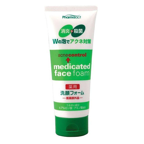 Kumano Cosmetics Пенка для умывания против черных точек Pharmaact Acne Control Medicated Face Foam, 130 г (Kumano Cosmetics, Косметика для умывания)