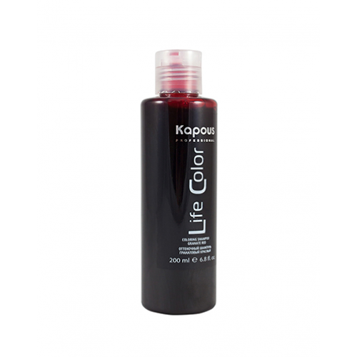 Kapous Professional Оттеночный шампунь для волос Life Color Гранатовый красный 200 мл (Kapous Professional, Life Color)
