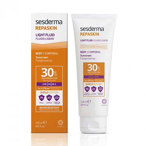 Sesderma Солнцезащитный крем-гель Light Fluid SPF 30, 200 мл (Sesderma, Repaskin)