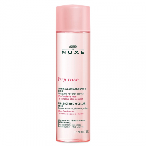 Nuxe Смягчающая мицеллярная вода для лица и глаз 3в1 3in1 Soothing Micellar Water, 200 мл (Nuxe, Very Rose)